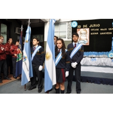 Acto del DIA DE LA BANDERA del Nivel Secundario